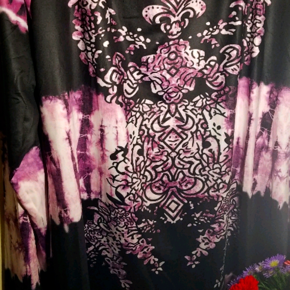 Ladies plus 5x the dye tunic